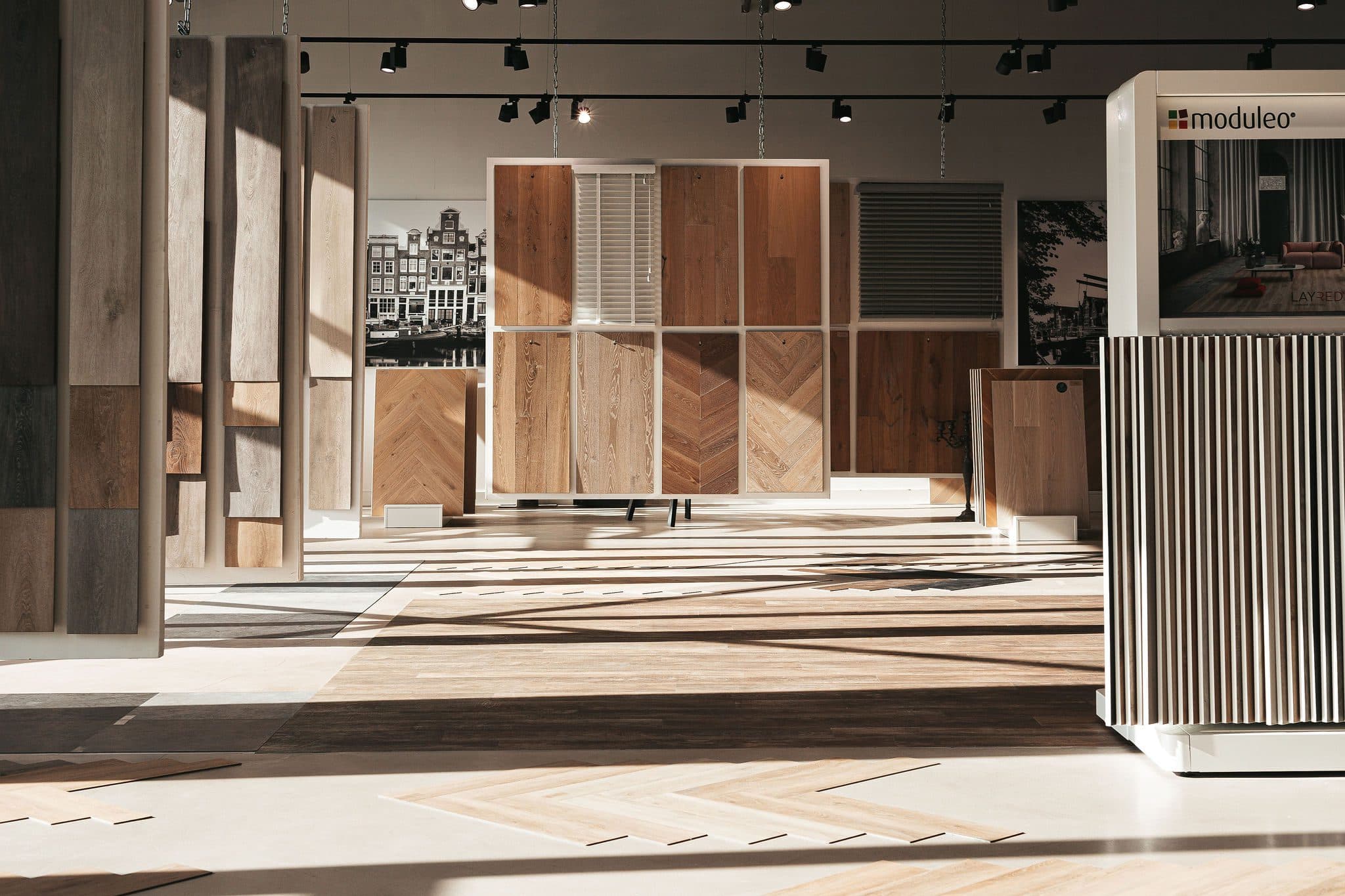 Interieur met PVC vloer